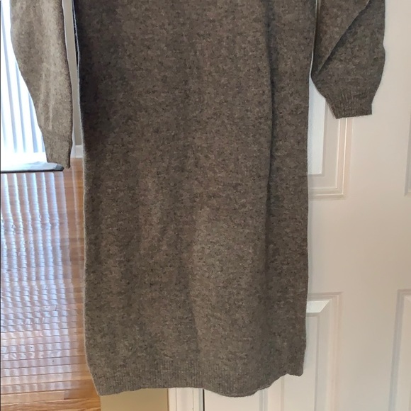 *Feature* Sophisticated, Classy D. D. Sloane Gray Lambswool Angora Sweater Dress - Picture 6 of 7